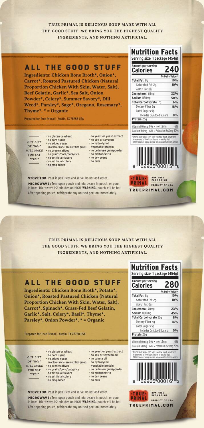 back of pouches