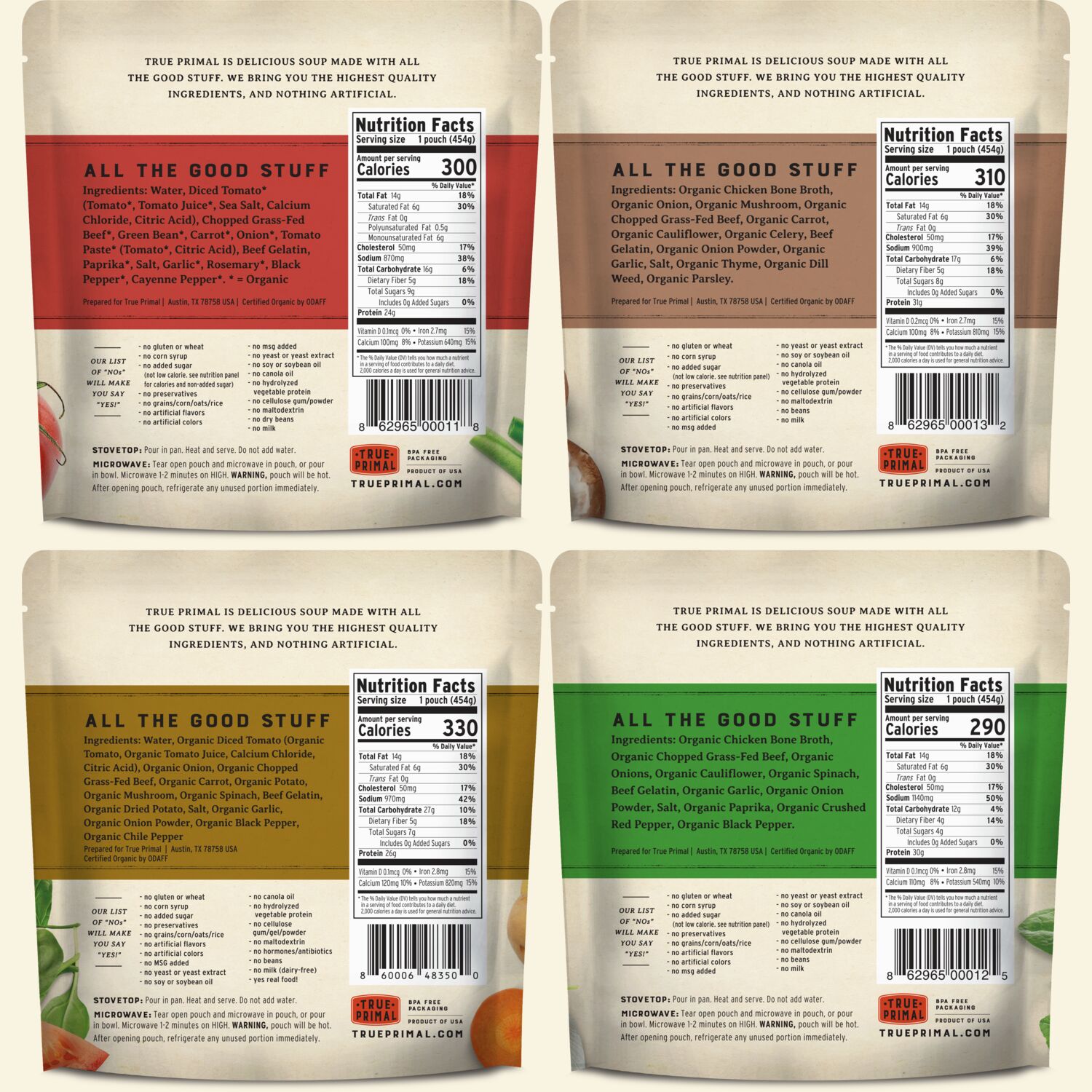 back of pouches